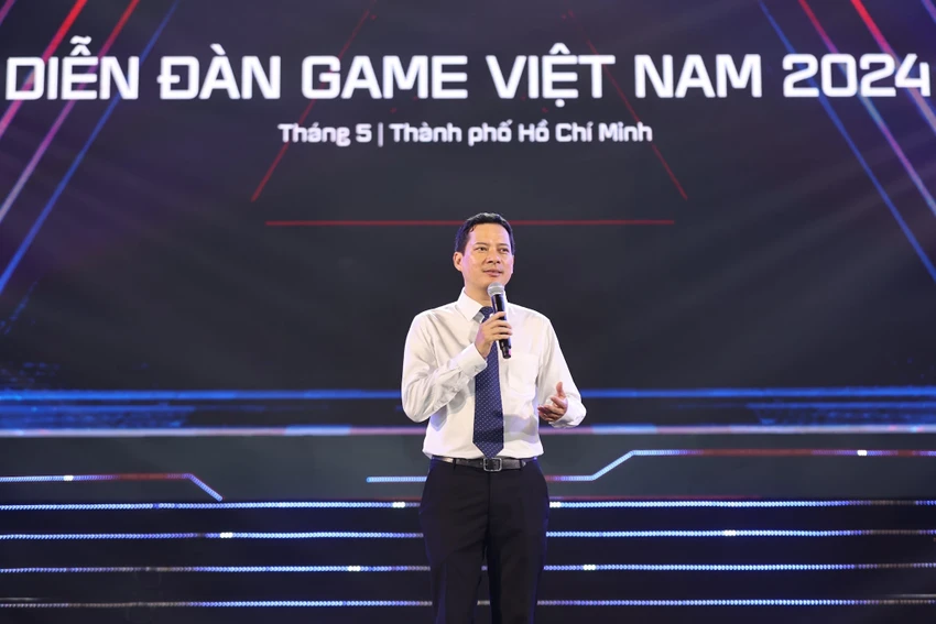 Ông Lê Quang Tự Do - Cục trưởng Cục PTTH & TTĐT (Bộ TT&TT) phát biểu khai mạc sự kiện.