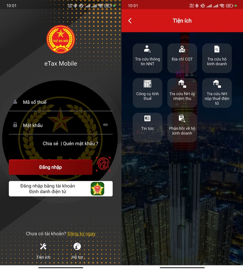 Cách tính thuế thu nhập cá nhân online bằng eTax Mobile. Ảnh: TIỂU MINH