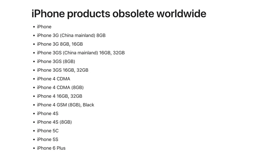 Tin công nghệ 3-6: iPhone 5S vừa được Apple thêm vào danh sách lỗi thời. Ảnh: TIỂU MINH