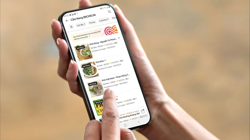 Tin công nghệ 5-7: Nhiều quán ăn trên Grab đạt sao Michelin.
