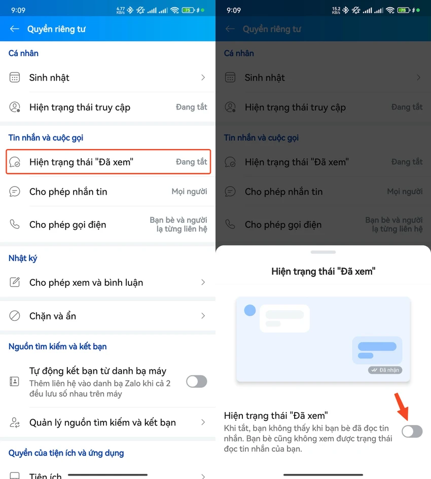 Cách đọc tin nhắn Zalo mà người khác không biết. Ảnh: MINH HOÀNG