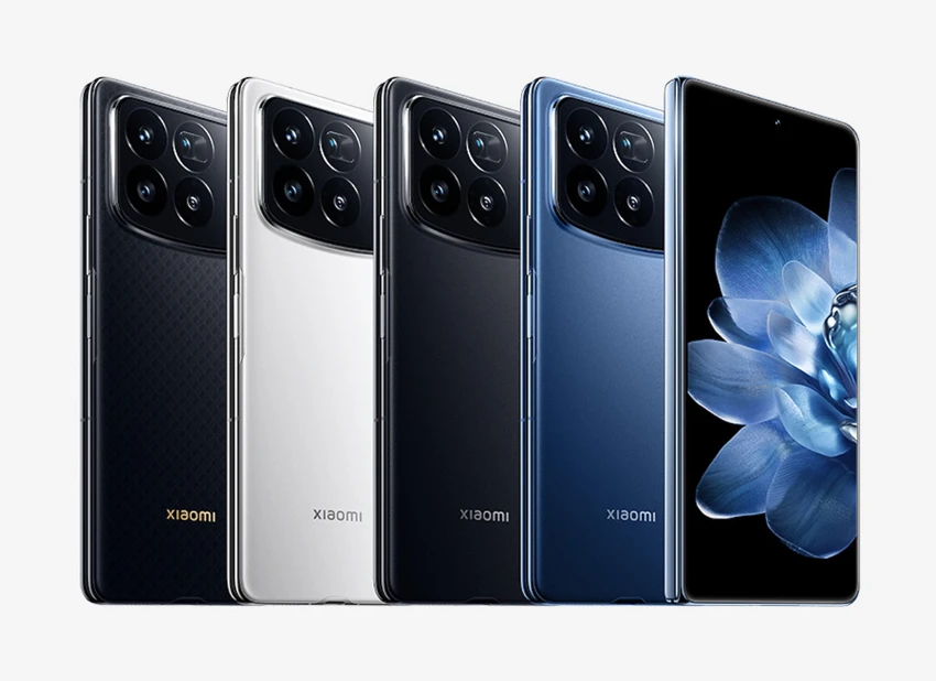 Xiaomi MIX Fold 4 nổi bật với thiết kế mỏng nhẹ, cụm 4 camera ở mặt sau.