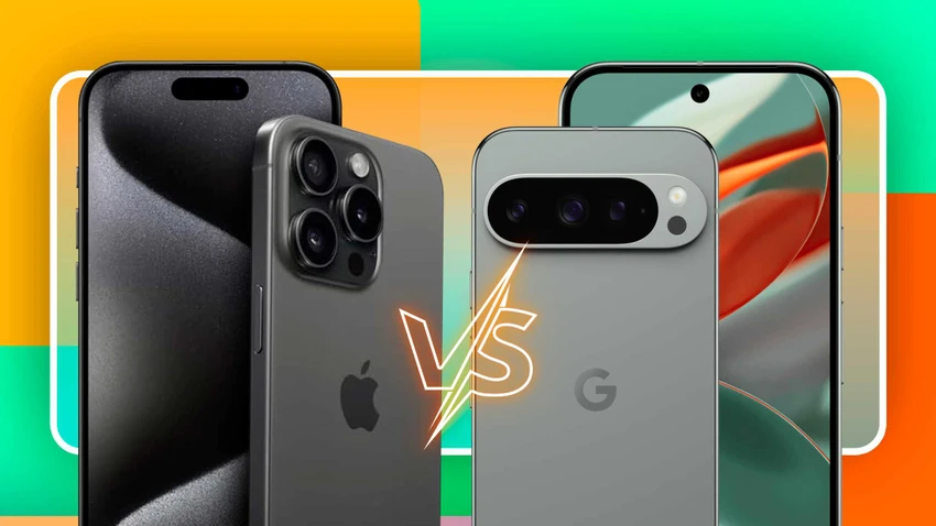 iPhone 16 Pro và Pixel 9 Pro.