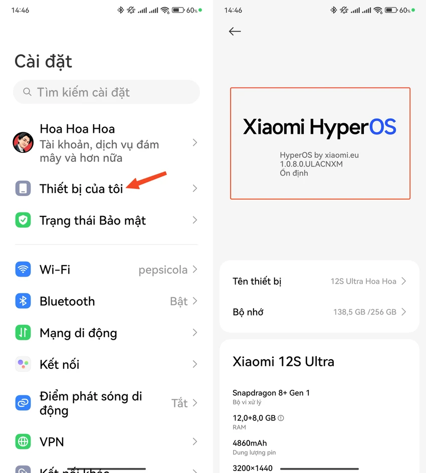Cập nhật điện thoại Xiaomi lên phiên bản HyperOS Enhanced Beta (tức HyperOS 2.0). Ảnh: TIỂU MINH