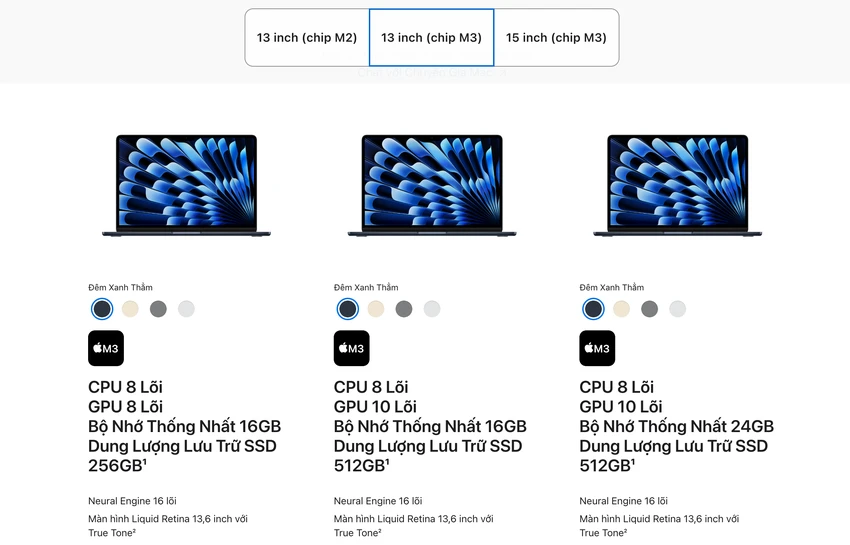 Tin công nghệ 31-10: Apple nâng cấp RAM miễn phí cho MacBook Air M2, M3. Ảnh: TIỂU MINH