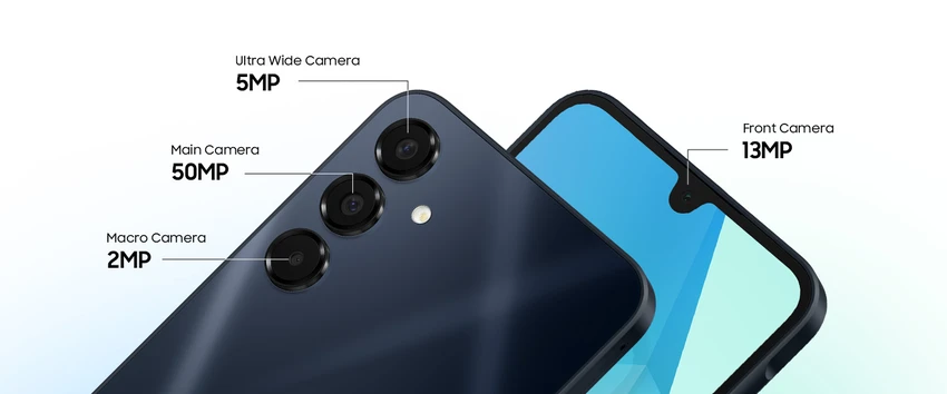 Hệ thống camera trên Samsung Galaxy A16.