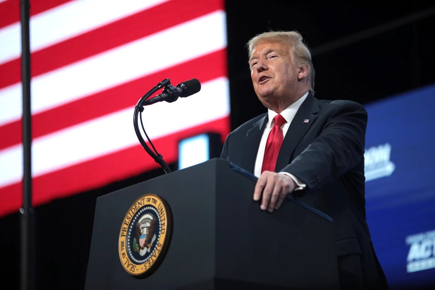 Ông Donald Trump trở lại có thể khiến giới công nghệ thay đổi đáng kể. Ảnh: Wikimedia