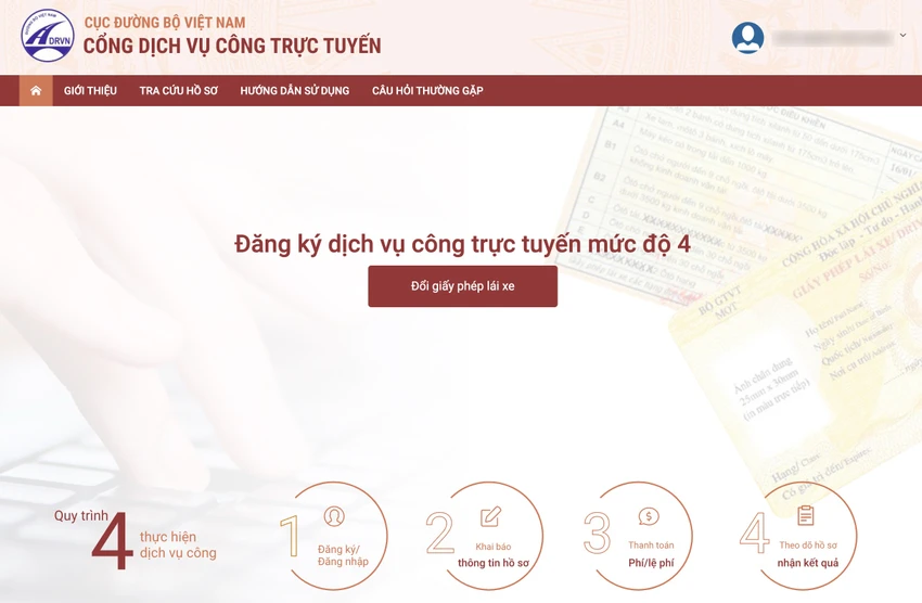 Đăng nhập vào cổng dịch vụ công trực tuyến bằng tài khoản tương ứng. Ảnh: MINH HOÀNG