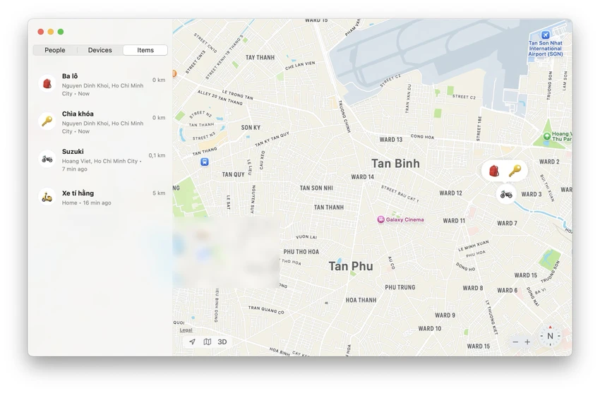Mạng Find My của Apple có thể bị tin tặc lợi dụng để theo dõi các thiết bị của người dùng. Ảnh: TIỂU MINH