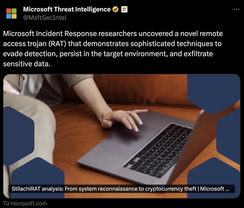 Microsoft cảnh báo người dùng Windows về cuộc tấn công mới. Ảnh chụp màn hình