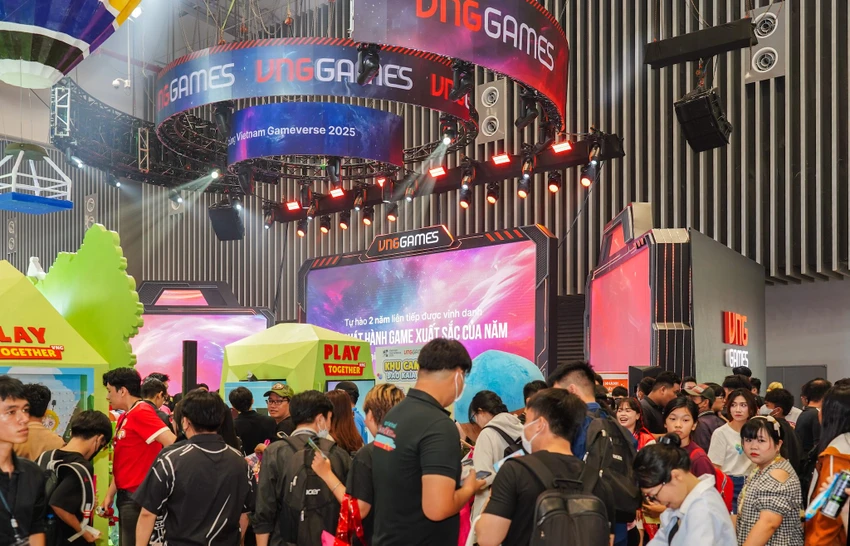 Vietnam GameVerse 2025 trở lại với quy mô lớn hơn đáng kể năm ngoái. Ảnh: TIỂU MINH
