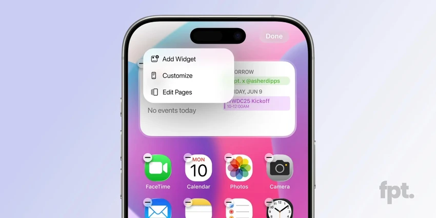 Bản cập nhật iOS 26 dự kiến sẽ mang đến thiết kế hoàn toàn mới. Ảnh: Front Page Tech