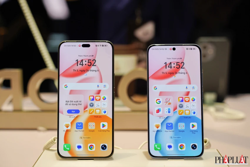Honor 400 5G series có độ sáng màn hình lên đến 5000 nits, sắc nét. Ảnh: TIỂU MINH