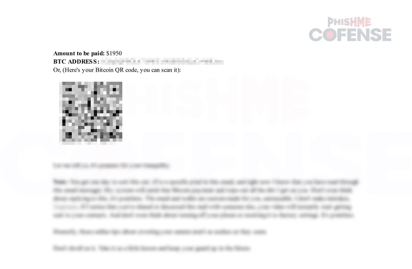 Email lừa đảo, lợi dụng hình ảnh trên Google Street View để tống tiền. Ảnh: Cofense