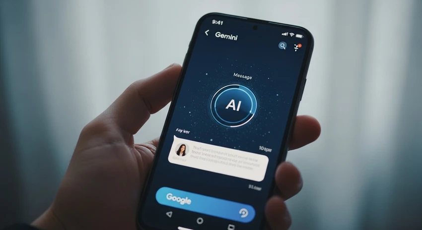 AI của Google có khả năng đọc tin nhắn trên điện thoại khiến người dùng lo lắng. Ảnh: AI