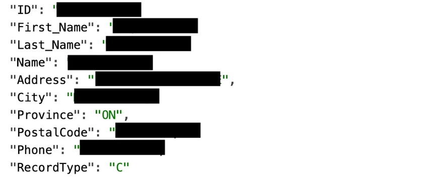 Thông tin trong hồ sơ cá nhân bị rò rỉ. Ảnh: Cyber News