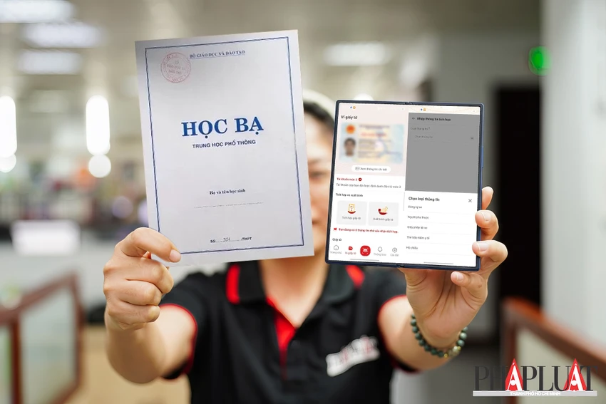 Học bạ số, văn bằng số và hồ sơ học tập suốt đời sắp được tích hợp vào ứng dụng VNeID. Ảnh: MINH HOÀNG