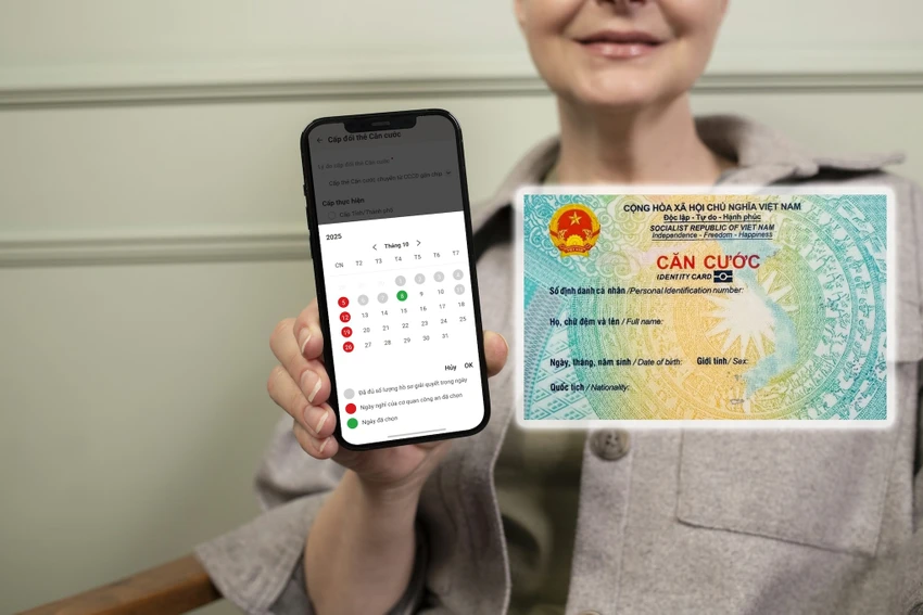 Những người sinh năm 1965, 1966 và 1967 sẽ được cấp thẻ căn cước có giá trị sử dụng vĩnh viễn trong năm 2025. Ảnh: MINH HOÀNG