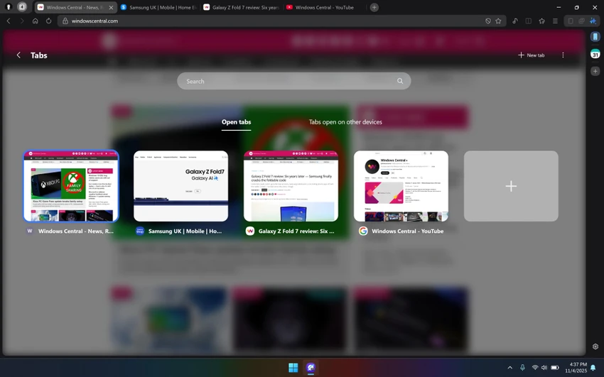 Trình duyệt mới của Samsung được xây dựng dựa trên mã nguồn mở Chromium. Ảnh: Windows Central.