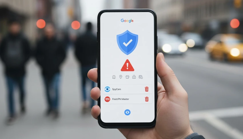 Nhiều ứng dụng Android đang âm thầm theo dõi, thu thập dữ liệu vị trí mà người dùng không hề hay biết. Ảnh minh họa: AI