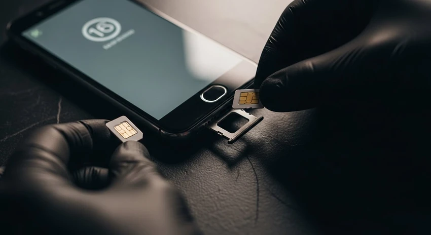SIM swap là hình thức tấn công đánh cắp thẻ SIM, từ đó sử dụng để lấy mã xác thực 2 lớp. Ảnh minh họa: AI