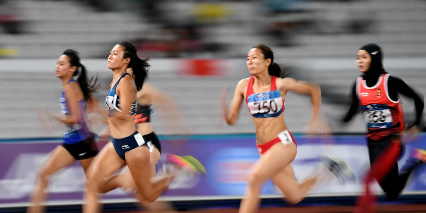 Lê Tú Chinh bị loại, Quách Thị Lan vào chung kết 200 m ảnh 1 Lê Tú Chinh bị loại, Quách Thị Lan vào chung kết 200 m ảnh 1