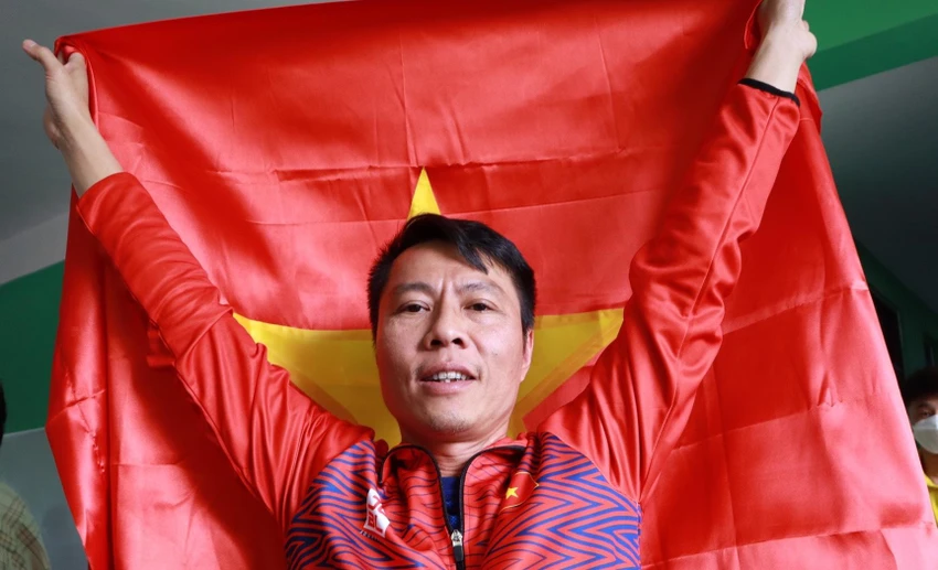 Xạ thủ cùng thời với Hoàng Xuân Vinh cho biết sẽ giải nghệ sau SEA Games 31. ẢNH: QUÝ LƯỢNG Xạ thủ cùng thời với Hoàng Xuân Vinh cho biết sẽ giải nghệ sau SEA Games 31. ẢNH: QUÝ LƯỢNG