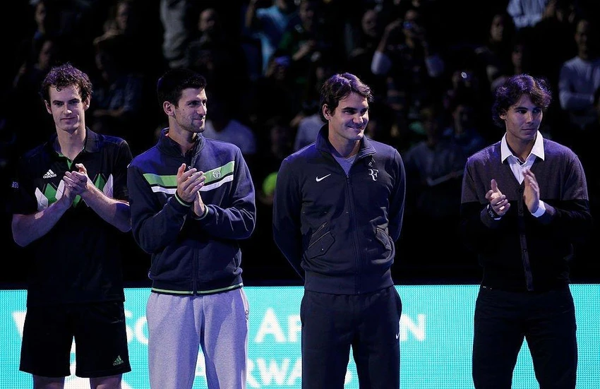 "Big four" tại giải đấu ATP Finals năm 2010. Ảnh: GETTY "Big four" tại giải đấu ATP Finals năm 2010. Ảnh: GETTY
