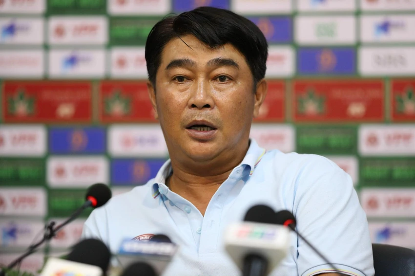 HLV Trần Minh Chiến. Ảnh: ANH PHƯƠNG