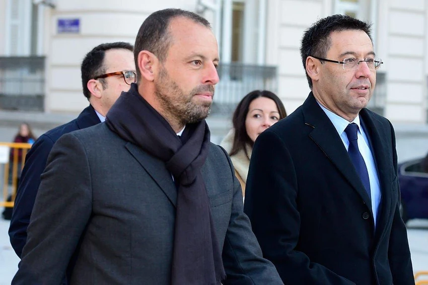 Cựu chủ tịch FC Barcelona - Rosell (trái). Ảnh: GETTY Cựu chủ tịch FC Barcelona - Rosell (trái). Ảnh: GETTY