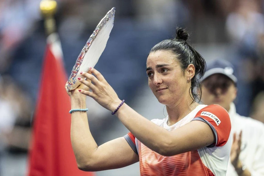 Lần thứ 2 liên tiếp trong năm, Ons Jabeur để thua ở chung kết Grand Slam. Ảnh: GETTY