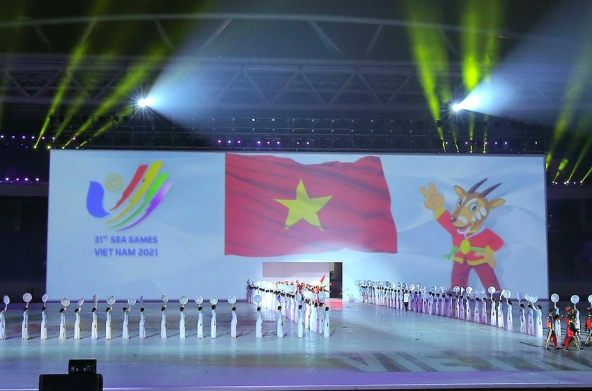 Lễ khai mạc SEA Games 31 tại Hà Nội. Ảnh: ANH PHƯƠNG Lễ khai mạc SEA Games 31 tại Hà Nội. Ảnh: ANH PHƯƠNG