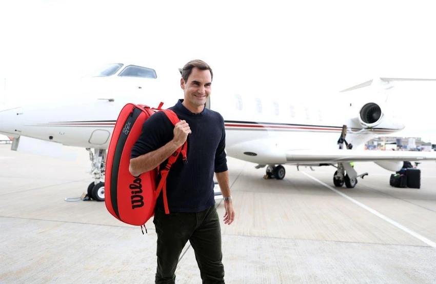 Roger Federer lên đường đến Laver Cup. Ảnh: GETTY Roger Federer lên đường đến Laver Cup. Ảnh: GETTY