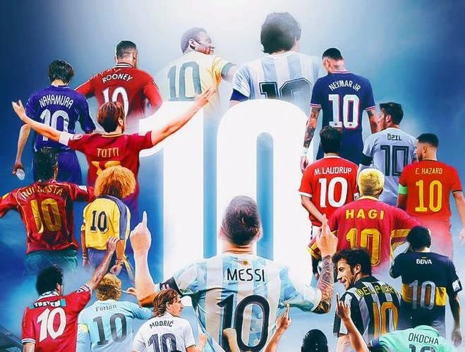 Những số 10 huyền thoại của bóng đá thế giới. Ảnh: GOAL Những số 10 huyền thoại của bóng đá thế giới. Ảnh: GOAL