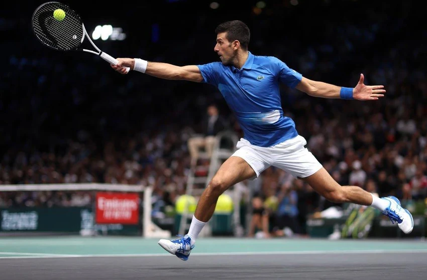 Djokovic không thể lần thứ 7 giành chức vô địch Paris Masters. Ảnh: GETTY Djokovic không thể lần thứ 7 giành chức vô địch Paris Masters. Ảnh: GETTY