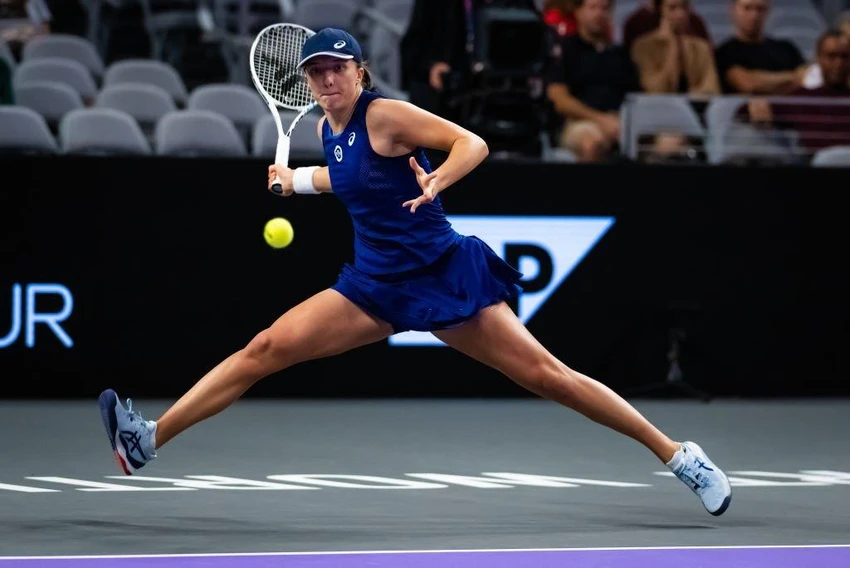 Swiatek kết thúc năm 2022 với vị trí số 1 nữ thế giới WTA. Ảnh: GETTY