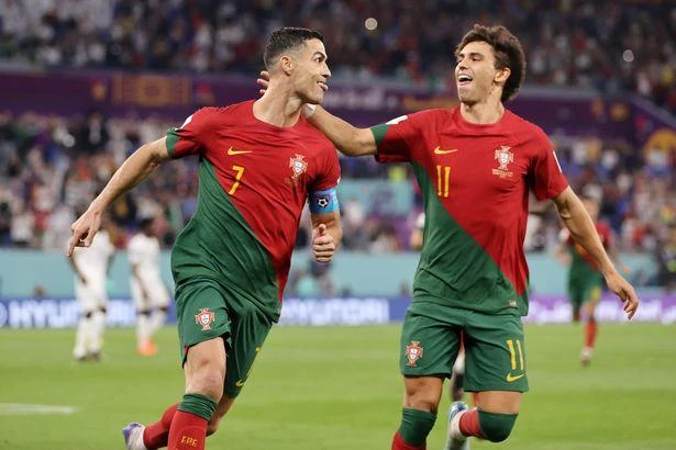 Siêu sao Ronaldo còn rất ít cơ hội ăn mừng bàn thắng tại World Cup Qatar 2022. Ảnh: GETTY
