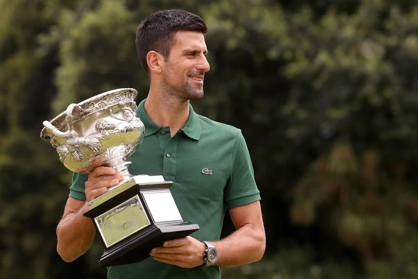 Djokovic giành chức vô địch thứ 10 giải đấu diễn ra tại Melbourne. Ảnh: GETTY Djokovic giành chức vô địch thứ 10 giải đấu diễn ra tại Melbourne. Ảnh: GETTY