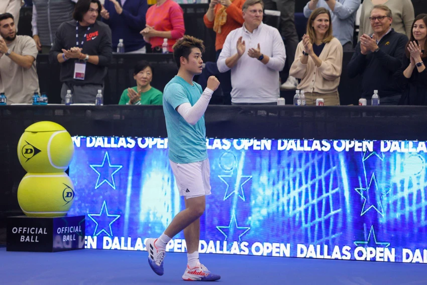Wu Yibing trở thành tay vợt nam Trung Quốc đầu tiên vô địch một giải ATP. Ảnh: GETTY Wu Yibing trở thành tay vợt nam Trung Quốc đầu tiên vô địch một giải ATP. Ảnh: GETTY