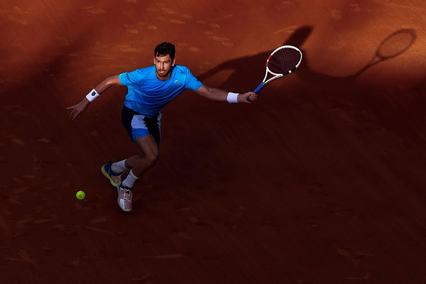 Cameron Norrie lần thứ hai liên tiếp chạm trán Alcaraz ở trận chung kết. Ảnh: GETTY