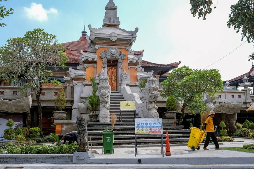 Ksirarnawa Art Center ở Indonesia, địa điểm dự kiến diễn ra lễ bốc thăm VCK U-20 thế giới. Ảnh: EPA Ksirarnawa Art Center ở Indonesia, địa điểm dự kiến diễn ra lễ bốc thăm VCK U-20 thế giới. Ảnh: EPA