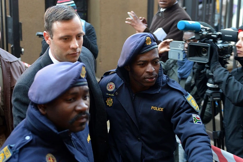 Oscar Pistorius trong lần ra tòa vào năm 2016. Ảnh: GETTY