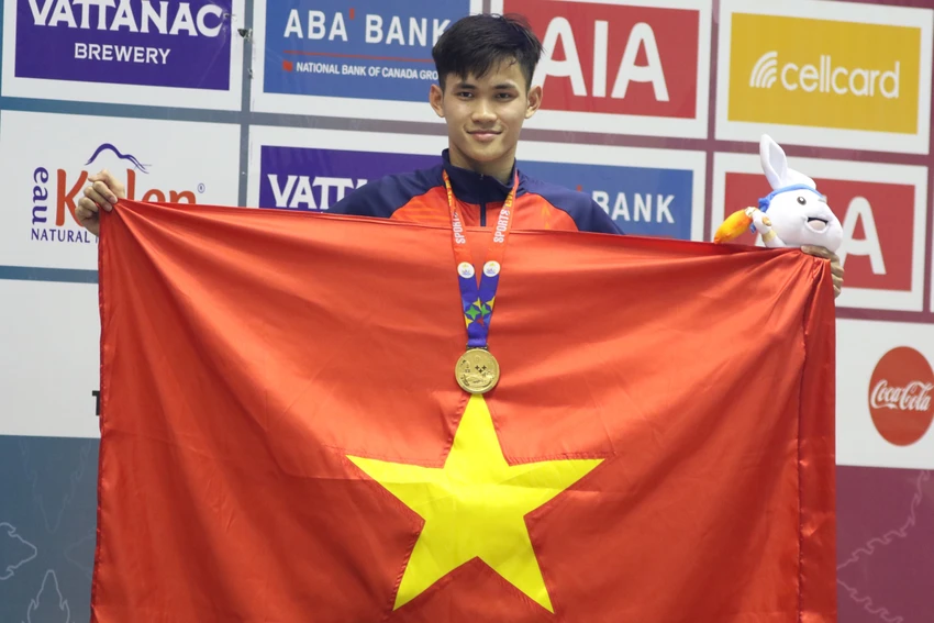 Phạm Thanh Bảo sở hữu 2 HCV và 2 kỷ lục SEA Games 32. Phạm Thanh Bảo sở hữu 2 HCV và 2 kỷ lục SEA Games 32.