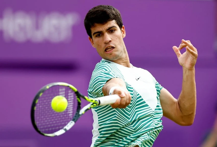 Tay vợt số 2 thế giới Carlos Alcaraz. Ảnh: REUTERS