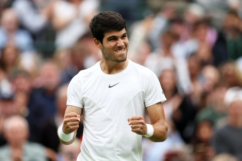 Alcaraz đang giữ vị trí số 1 thế giới trên Novak Djokovic. Ảnh: GETTY Alcaraz đang giữ vị trí số 1 thế giới trên Novak Djokovic. Ảnh: GETTY