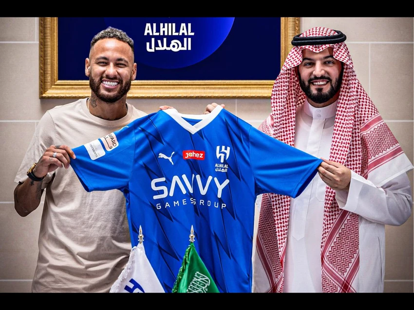 Neymar cập bến CLB Al-Hilal với rất nhiều đãi ngộ. Ảnh: GETTY