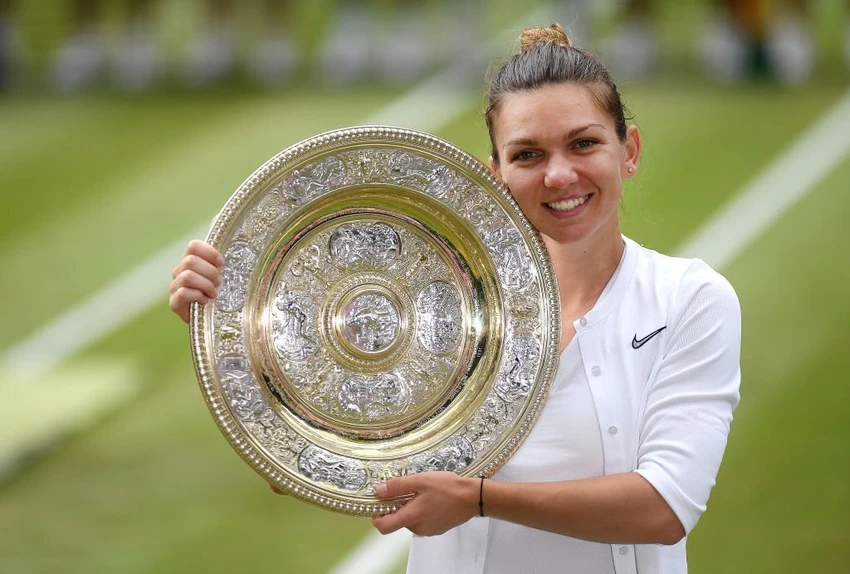 Tay vợt người Rumani vô địch Wimbledon 2019. Ảnh: GETTY