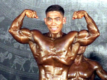 Lực sĩ thể hình dự SEA Games ăn nhiều nhưng không sướng ảnh 1 Lực sĩ thể hình dự SEA Games ăn nhiều nhưng không sướng ảnh 1
