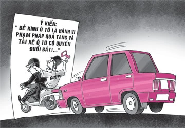 Tông xe bắt cướp giật, có phạm tội? ảnh 1 Tông xe bắt cướp giật, có phạm tội? ảnh 1
