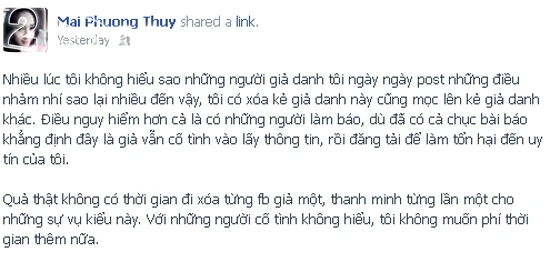 Mai Phương Thúy bức xúc vì bị quy chụp là vô tâm ảnh 2